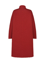 A detail shot of the A-POC ABLE ISSEY MIYAKE TYPE-O 024 coat.