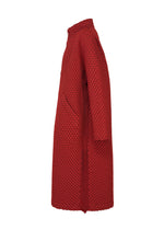 A detail shot of the A-POC ABLE ISSEY MIYAKE TYPE-O 024 coat.