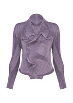 A product shot of the A-POC ABLE ISSEY MIYAKE TYPE-O 003-1 jacket in light purple.