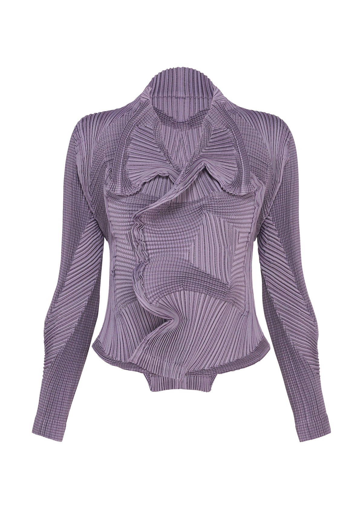 A product shot of the A-POC ABLE ISSEY MIYAKE TYPE-O 003-1 jacket in light purple.