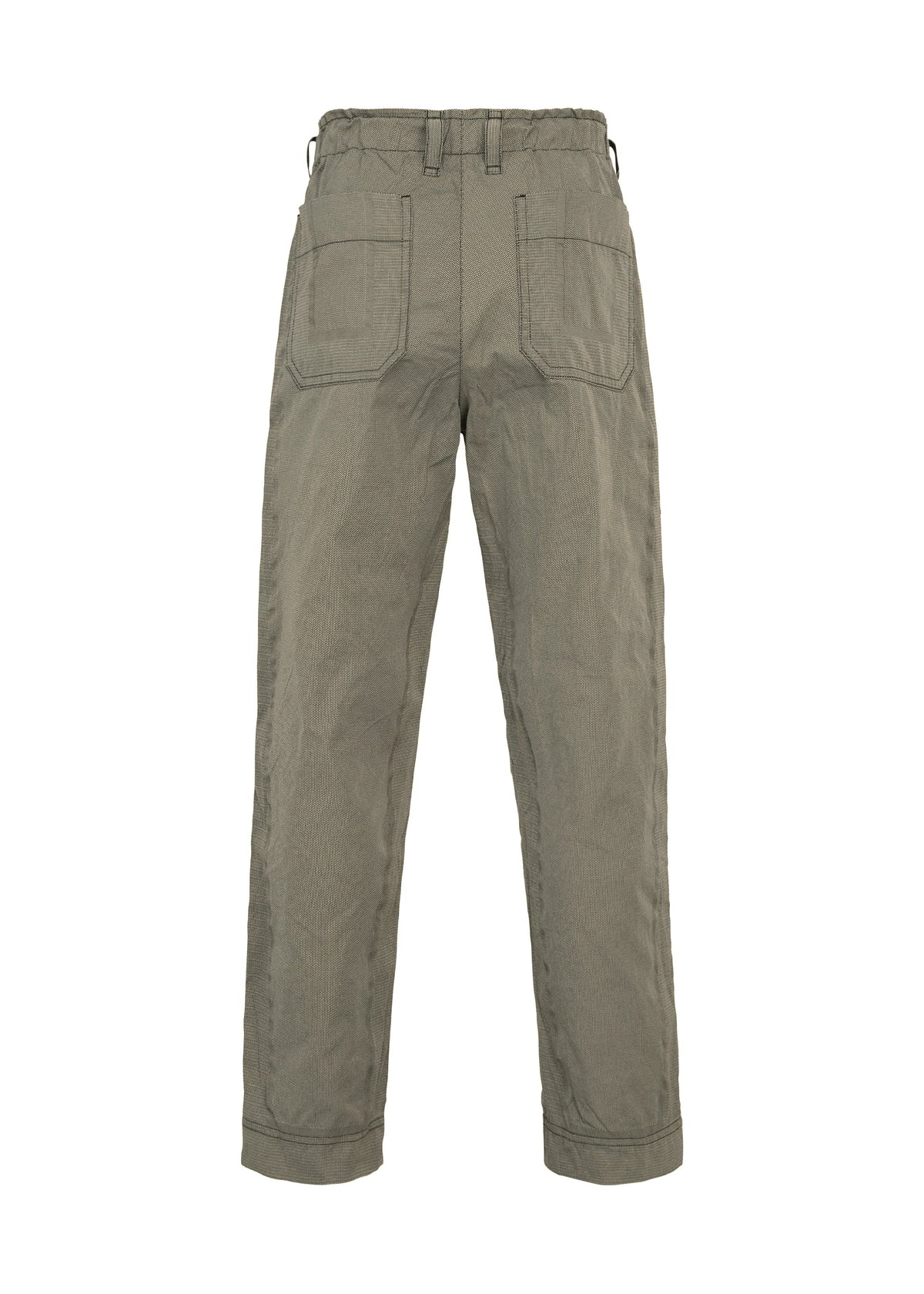 A detail shot of the A-POC ABLE ISSEY MIYAKE TYPE-U 001-1 trousers.
