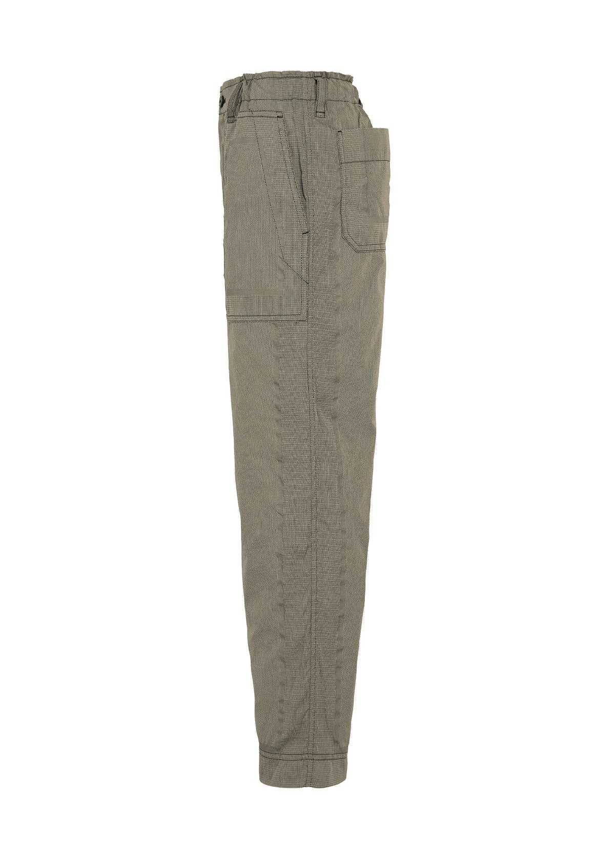A detail shot of the A-POC ABLE ISSEY MIYAKE TYPE-U 001-1 trousers.