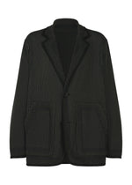 A product shot of the A-POC ABLE ISSEY MIYAKE TYPE-K 012 jacket in black-hued.