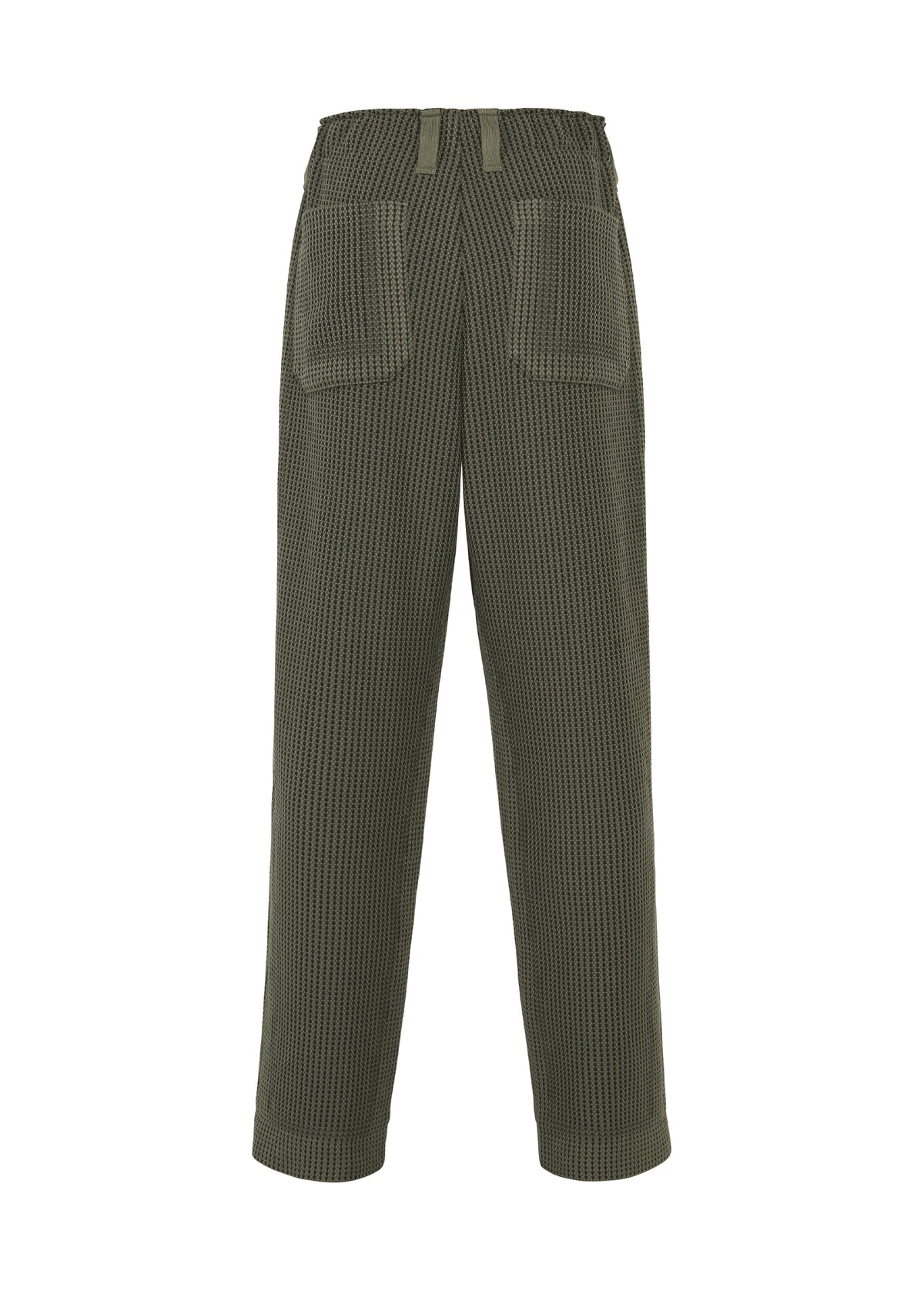A detail shot of the A-POC ABLE ISSEY MIYAKE TYPE-K 012 trousers.