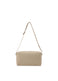 SADDLE BAG ONE-TONE Shoulder Bag Beige