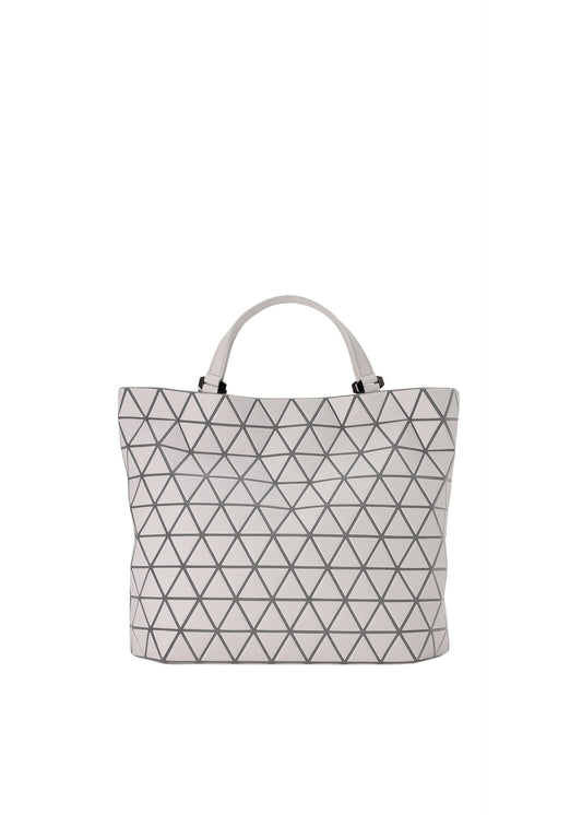 A product shot of the BAO BAO ISSEY MIYAKE  CRYSTAL MATTE handbag in light grey (11)