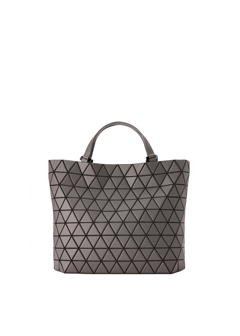 A product shot of the BAO BAO ISSEY MIYAKE  CRYSTAL MATTE handbag in charcoal grey (14)