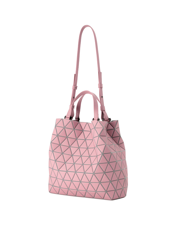 A detail shot of the BAO BAO ISSEY MIYAKE  CRYSTAL MATTE handbag