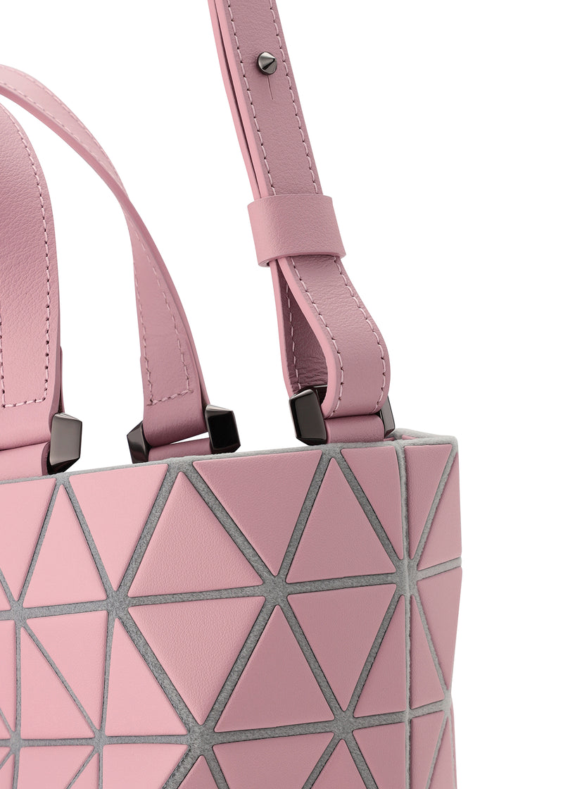 A detail shot of the BAO BAO ISSEY MIYAKE  CRYSTAL MATTE handbag