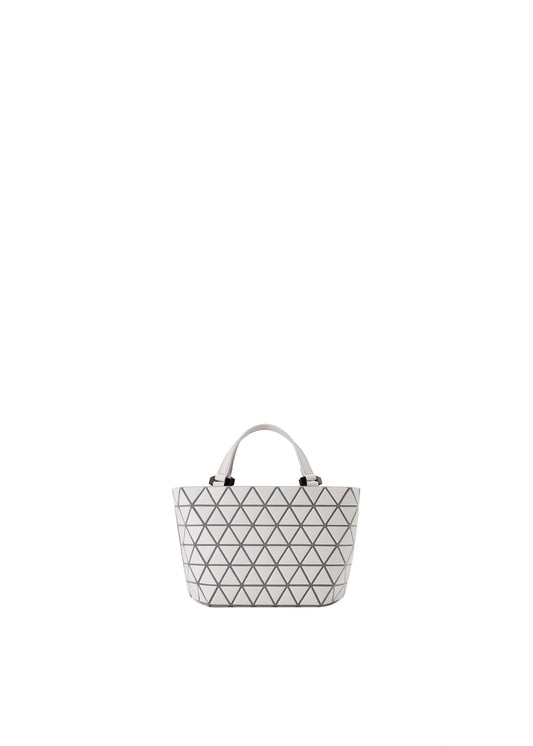 A product shot of the BAO BAO ISSEY MIYAKE  CRYSTAL MATTE handbag in light grey (11)