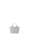 CRYSTAL MATTE Handbag Light Grey