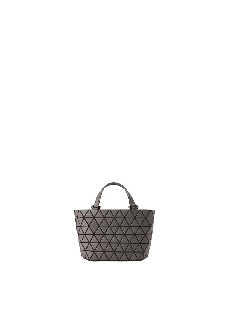 A product shot of the BAO BAO ISSEY MIYAKE  CRYSTAL MATTE handbag in charcoal grey (14)