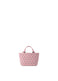 CRYSTAL MATTE Handbag Light Pink