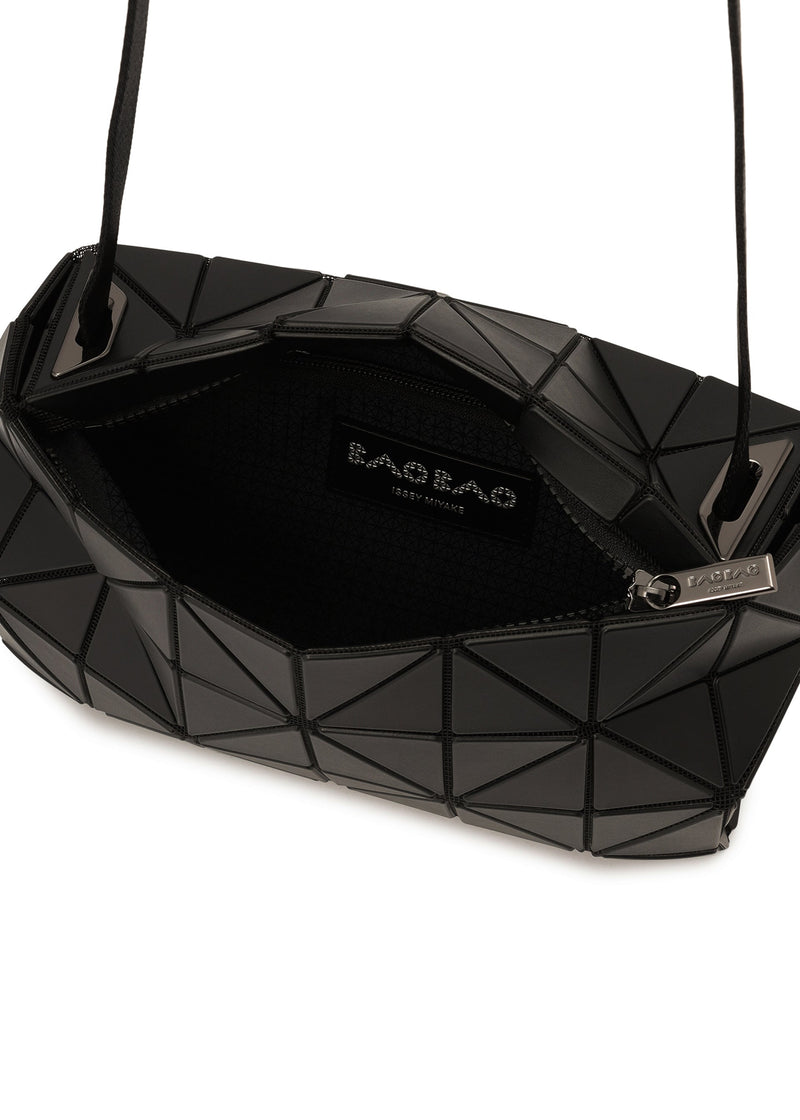 A detail shot of the BAO BAO ISSEY MIYAKE CARTON MATTE shoulder bag.