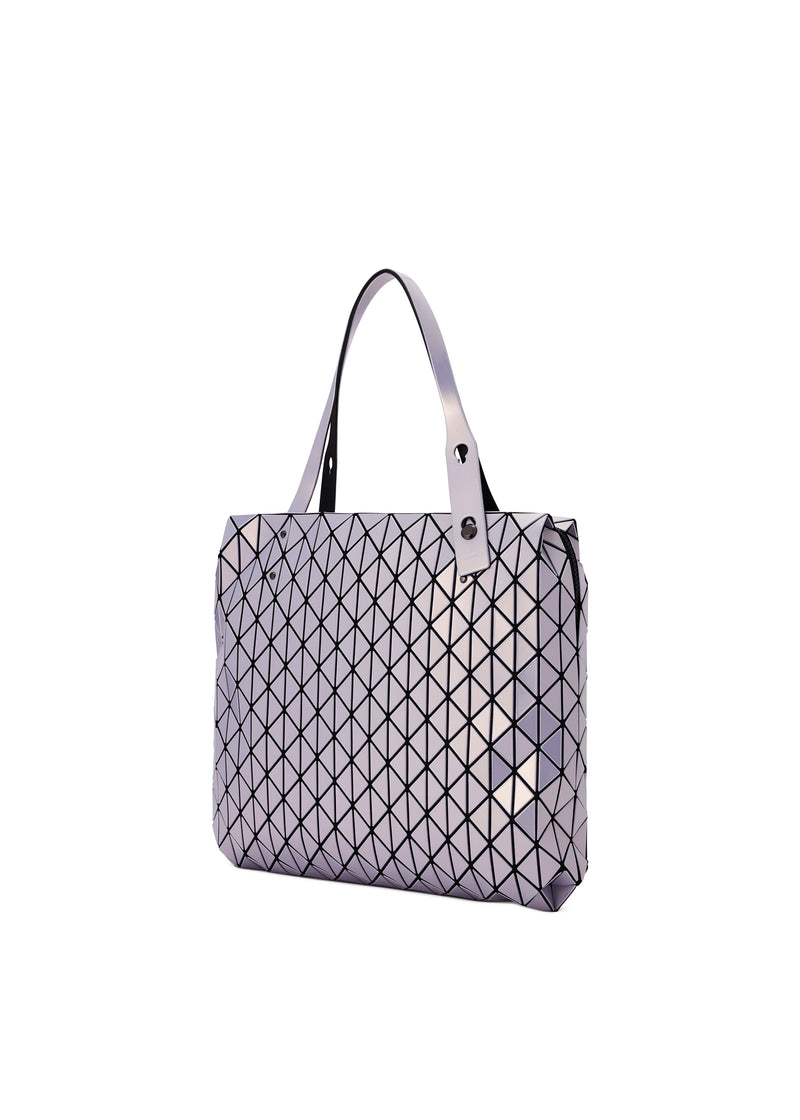 A detail shot of the BAO BAO ISSEY MIYAKE  ROW METALLIC handbag