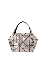 A product shot of the BAO BAO ISSEY MIYAKE BOSTON hand bag in silver (91).