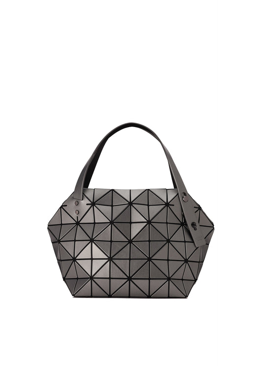 A product shot of the BAO BAO ISSEY MIYAKE BOSTON hand bag in gunmetal (94).