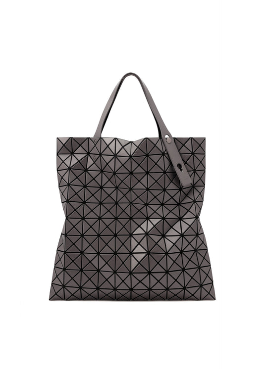 A product shot of the BAO BAO ISSEY MIYAKE  PRISM MATTE tote in charcoal grey (14)