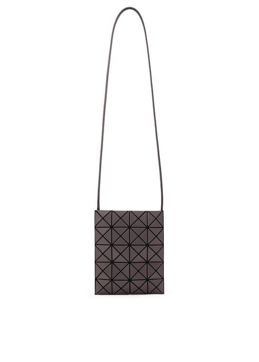 A product shot of the BAO BAO ISSEY MIYAKE  PRISM MATTE shoulder bag in charcoal grey (14)