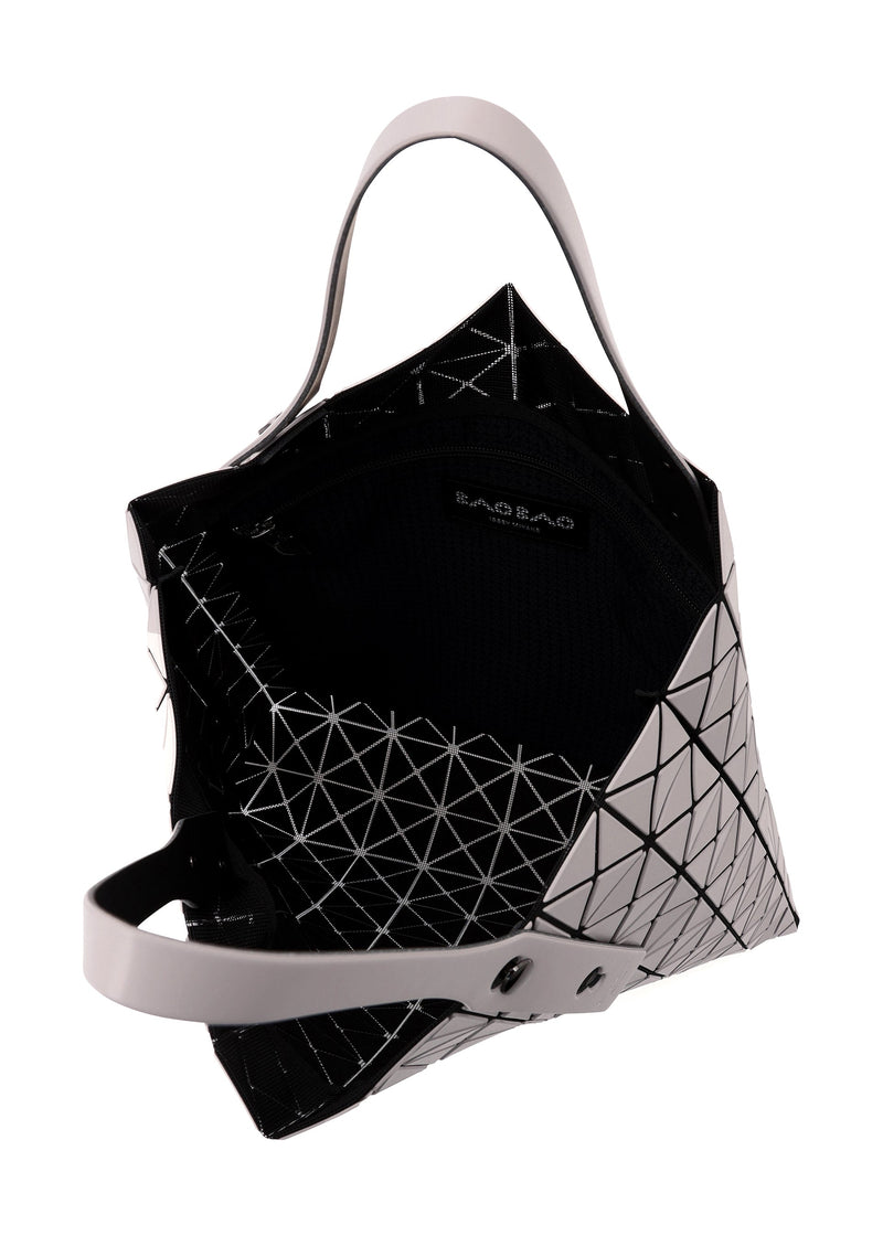 A detail shot of the BAO BAO ISSEY MIYAKE PRISM MATTE 2 tote.