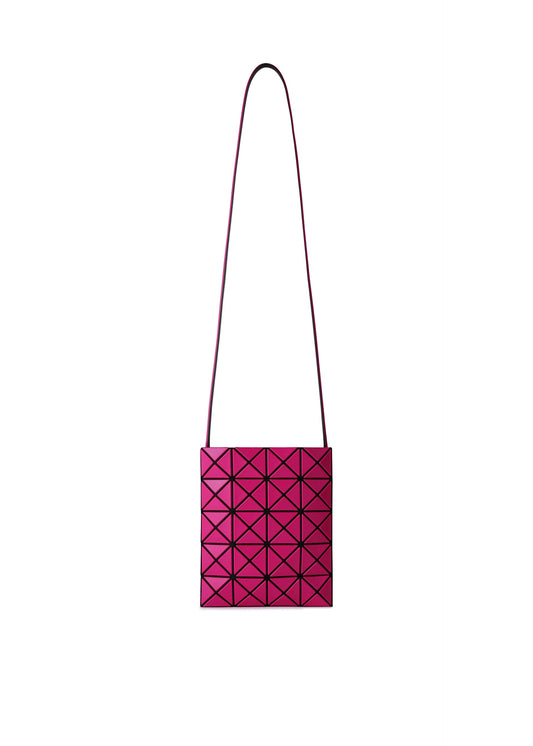 A product shot of the BAO BAO ISSEY MIYAKE PRISM MATTE 2 shoulder bag in wine red (25).