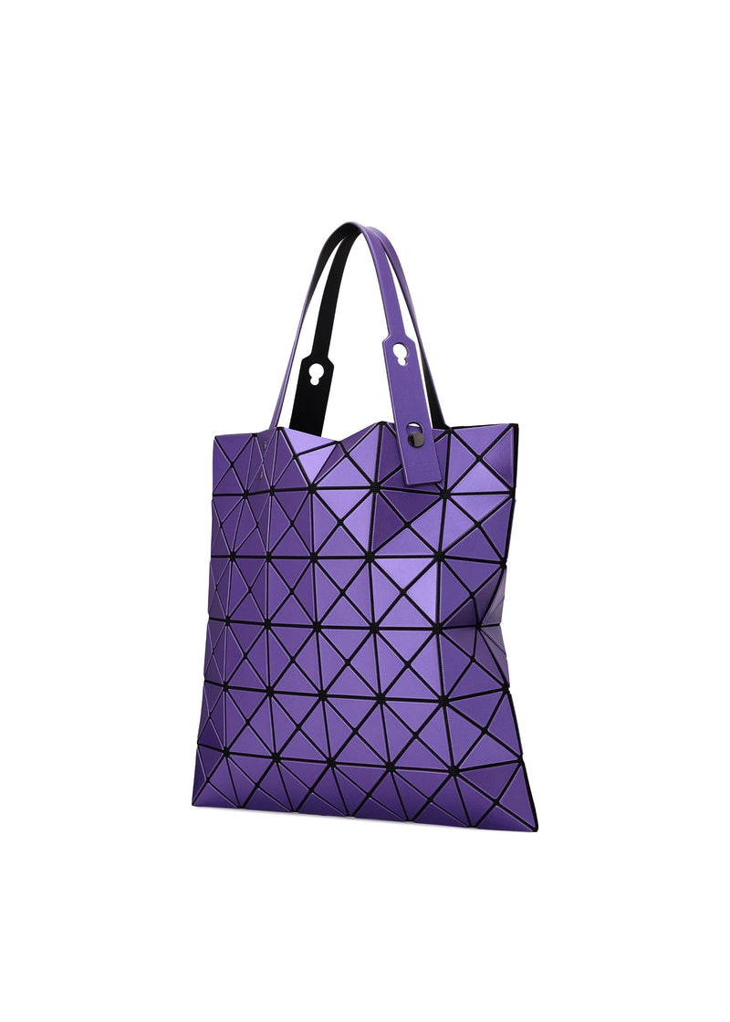 A detail shot of the BAO BAO ISSEY MIYAKE LUCENT METALLIC tote.