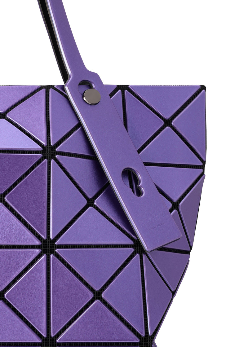 A detail shot of the BAO BAO ISSEY MIYAKE LUCENT METALLIC tote.