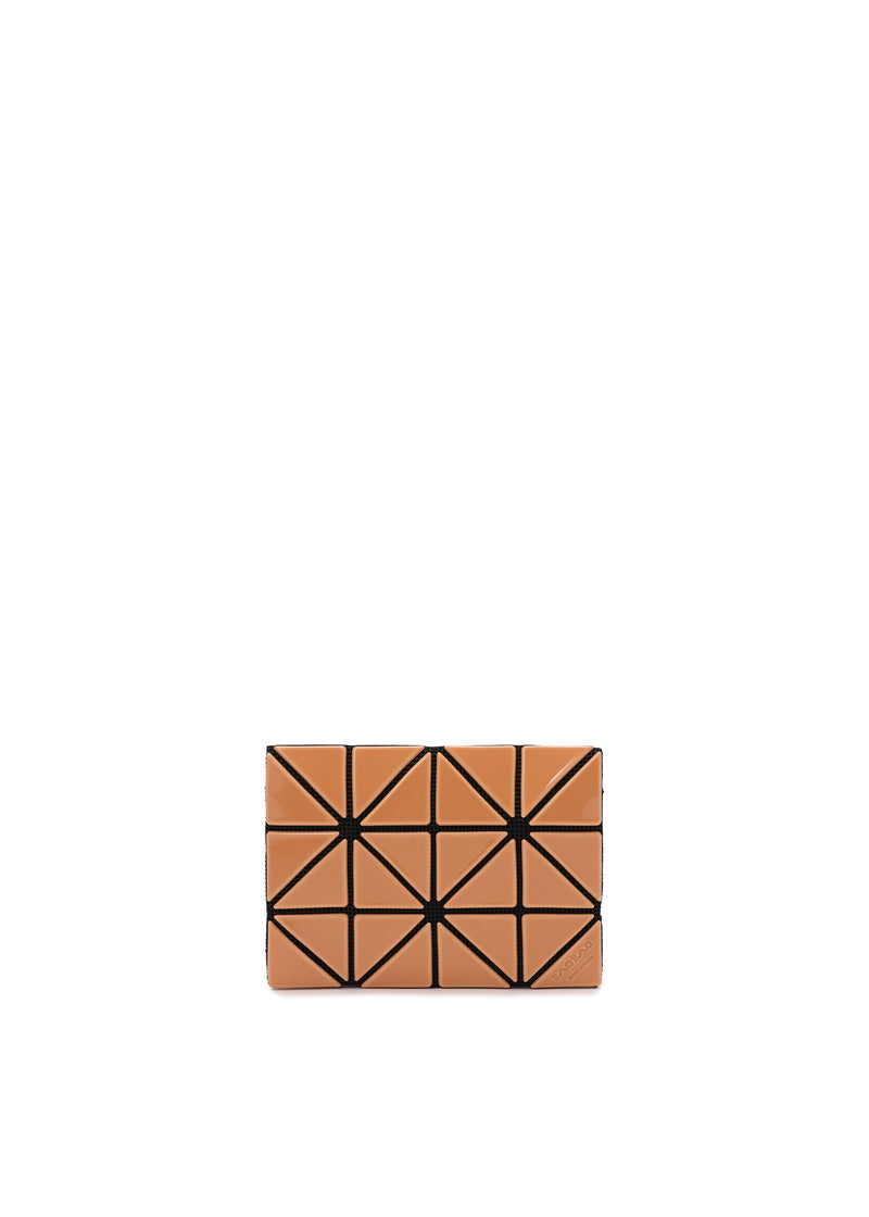 A product shot of the BAO BAO ISSEY MIYAKE  CARD CASE W COLOR wallet in ochre x light ochre (47)