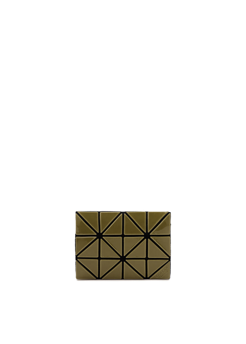 A product shot of the BAO BAO ISSEY MIYAKE  CARD CASE W COLOR wallet in khaki x light khaki (67)