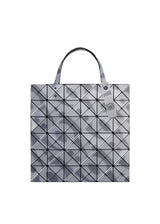 A detail shot of the BAO BAO ISSEY MIYAKE  BEAM tote