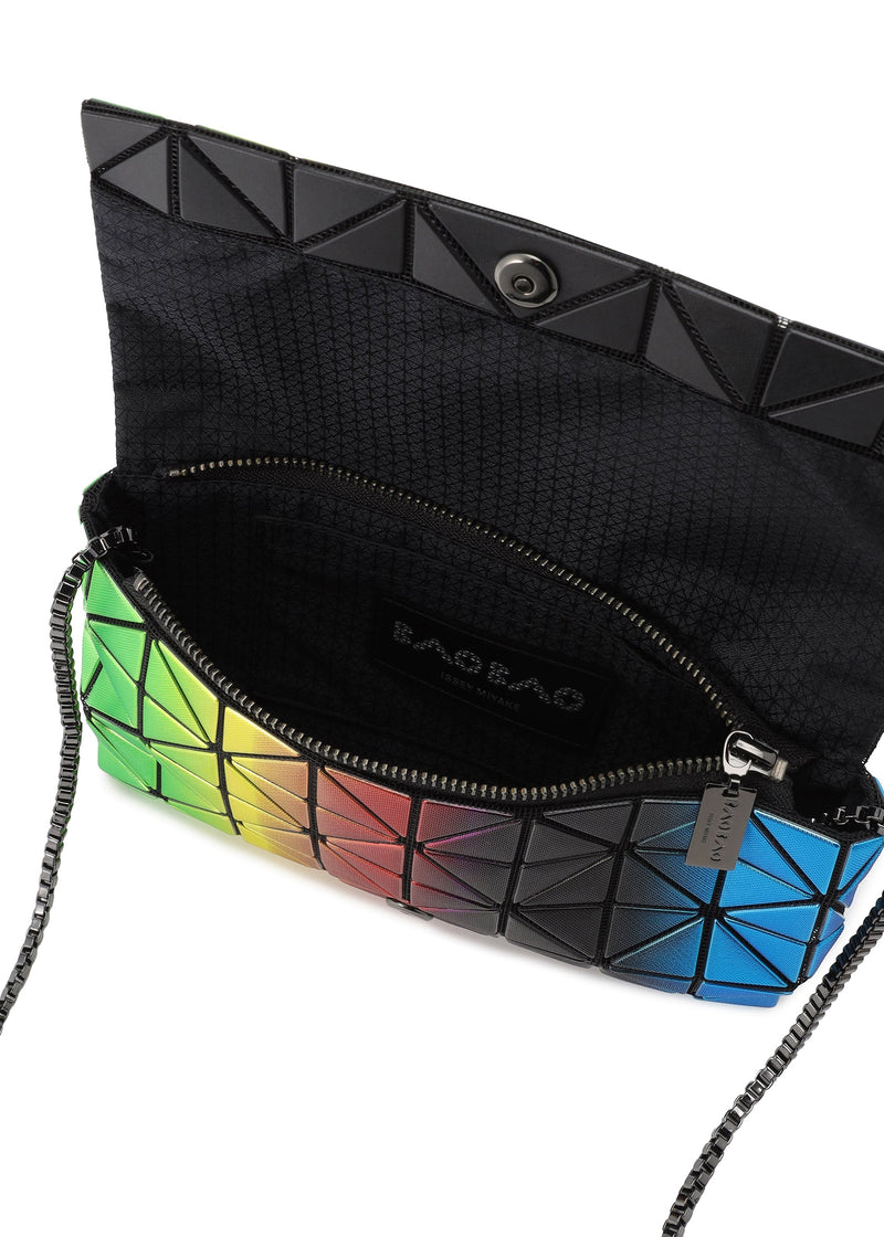 A detail shot of the BAO BAO ISSEY MIYAKE MAGIC HOUR crossbody.