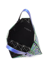 A detail shot of the BAO BAO ISSEY MIYAKE ENSEMBLE tote.