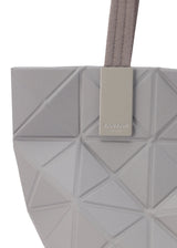 A detail shot of the BAO BAO ISSEY MIYAKE TRACK tote.