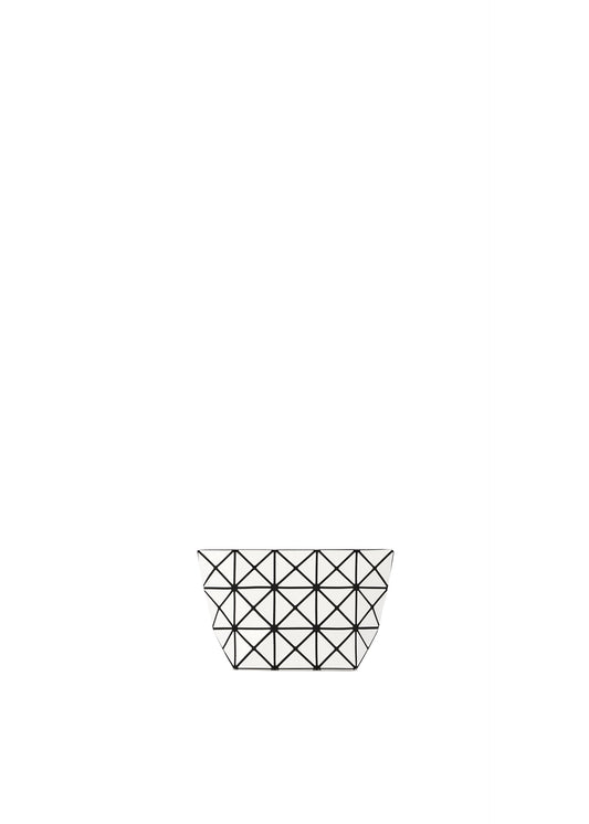 A product shot of the BAO BAO ISSEY MIYAKE PRISM pouch in white (01).