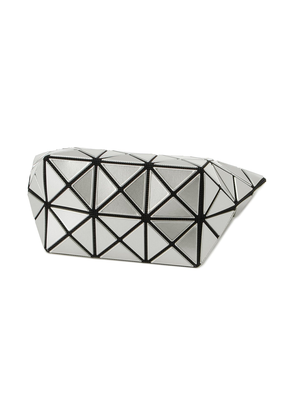 A detail shot of the BAO BAO ISSEY MIYAKE PRISM pouch.