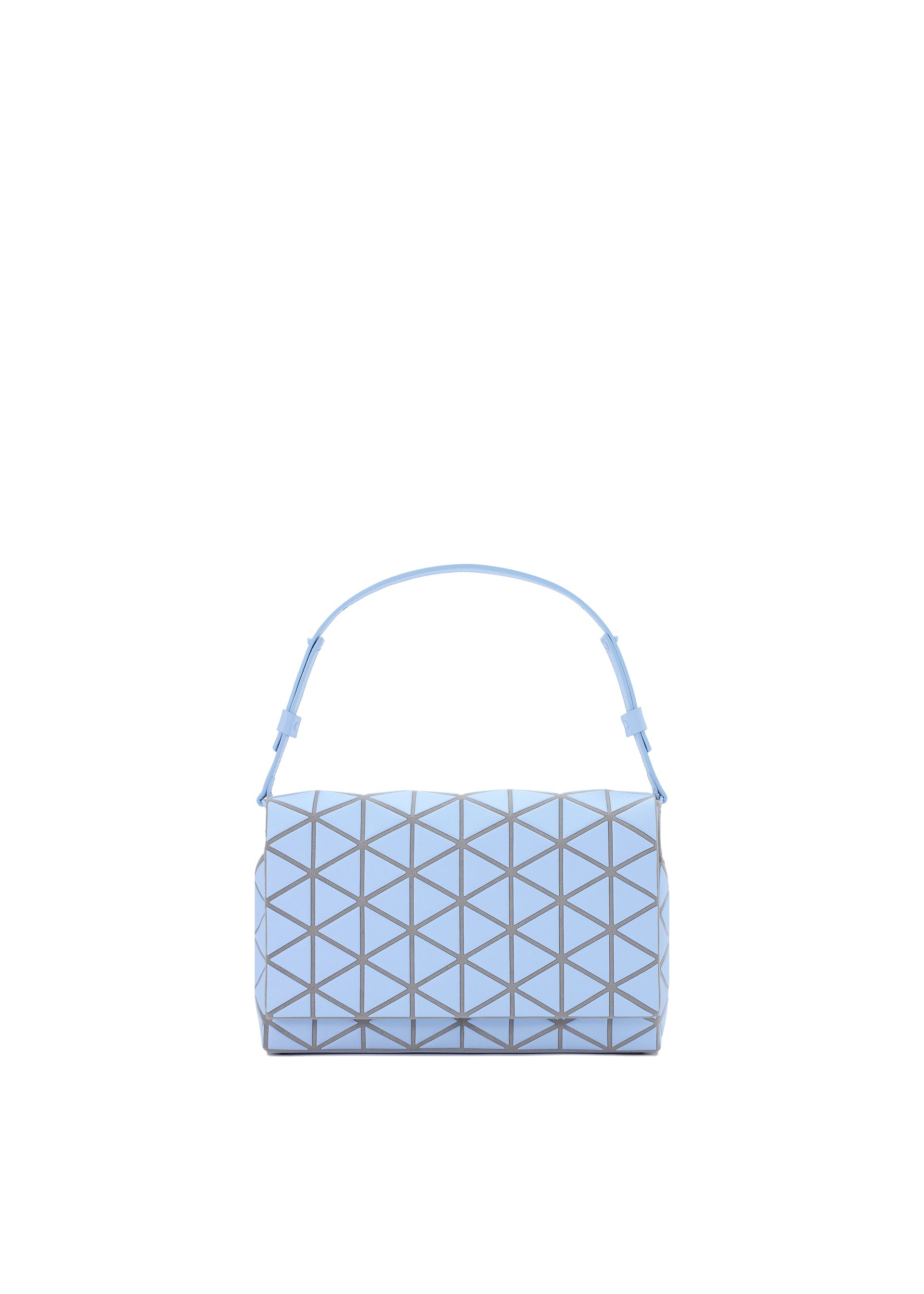 A product shot of the BAO BAO ISSEY MIYAKE FOSSETTE shoulder bag in light blue (71).