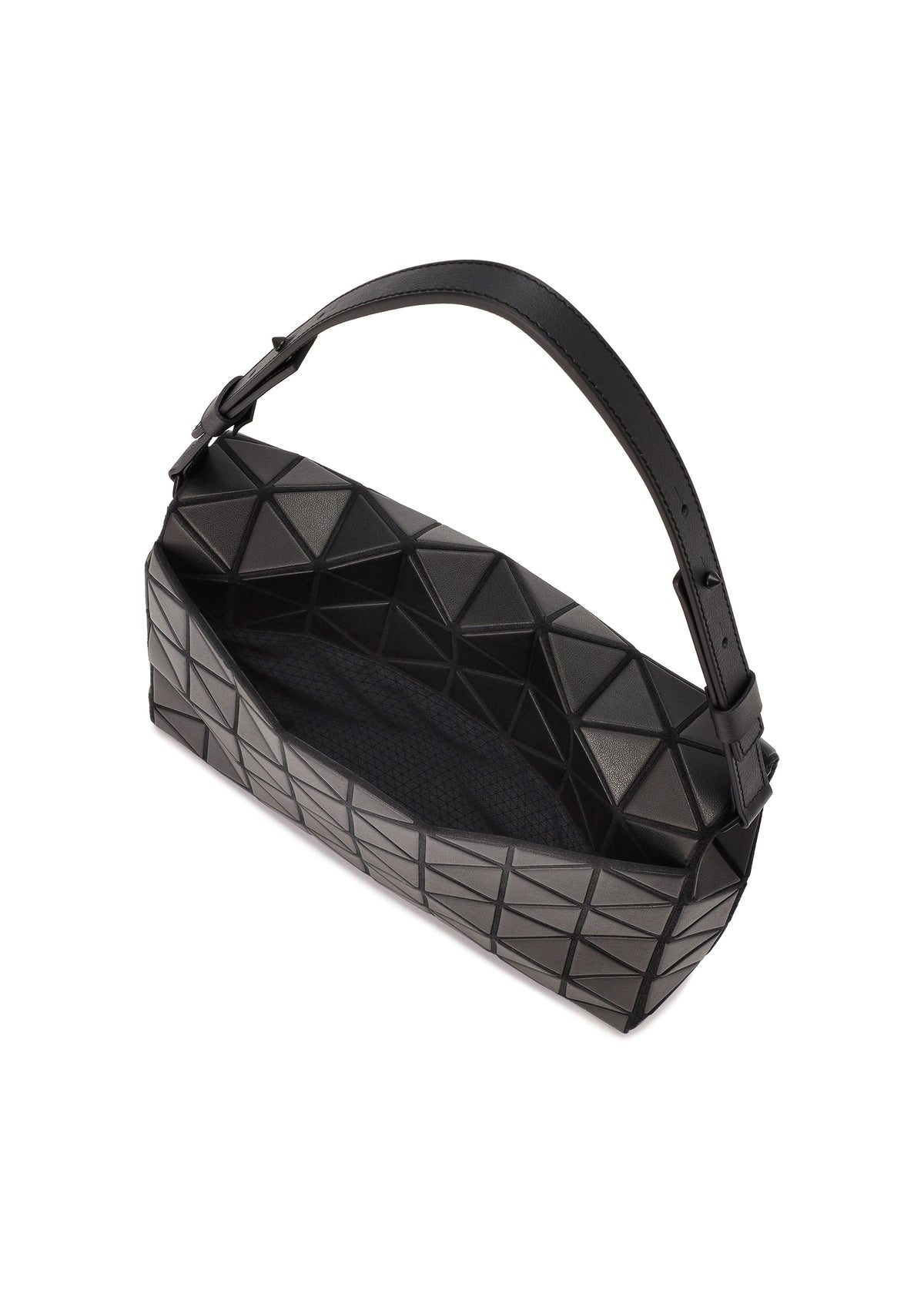 A detail shot of the BAO BAO ISSEY MIYAKE FOSSETTE shoulder bag.