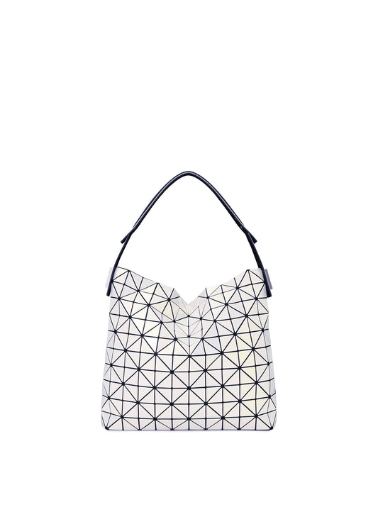 A product shot of the BAO BAO ISSEY MIYAKE BAGUETTE in pearl white (9).