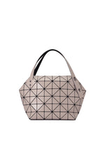 A product shot of the BAO BAO ISSEY MIYAKE BOSTON shoulder bag in greige (46).