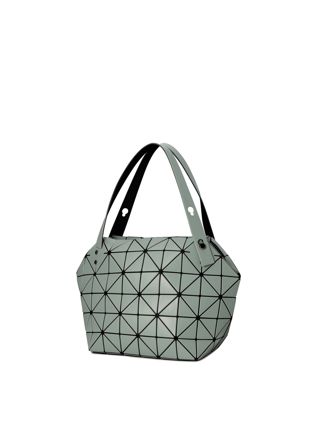 A detail shot of the BAO BAO ISSEY MIYAKE BOSTON shoulder bag.