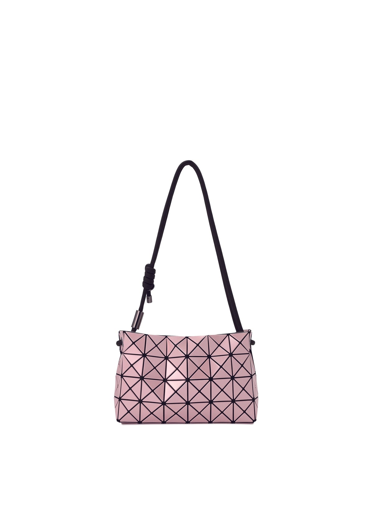 A product shot of the BAO BAO ISSEY MIYAKE LOOP METALLIC shoulder bag in light pink (21).