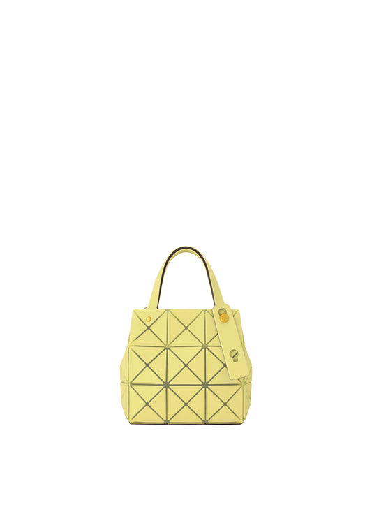 A product shot of the BAO BAO ISSEY MIYAKE CARAT hand bag in yellow (52).