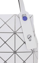A detail shot of the BAO BAO ISSEY MIYAKE CARAT hand bag.