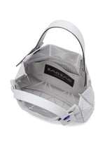 A detail shot of the BAO BAO ISSEY MIYAKE CARAT hand bag.