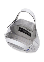 A detail shot of the BAO BAO ISSEY MIYAKE CARAT hand bag.