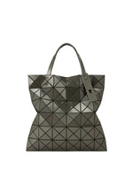A product shot of the BAO BAO ISSEY MIYAKE LUCENT ONE TONE tote in charcoal (18).