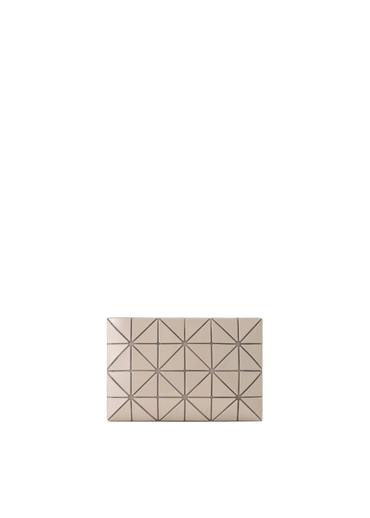 A product shot of the BAO BAO ISSEY MIYAKE LUCENT ONE TONE pouch in sand beige (47).