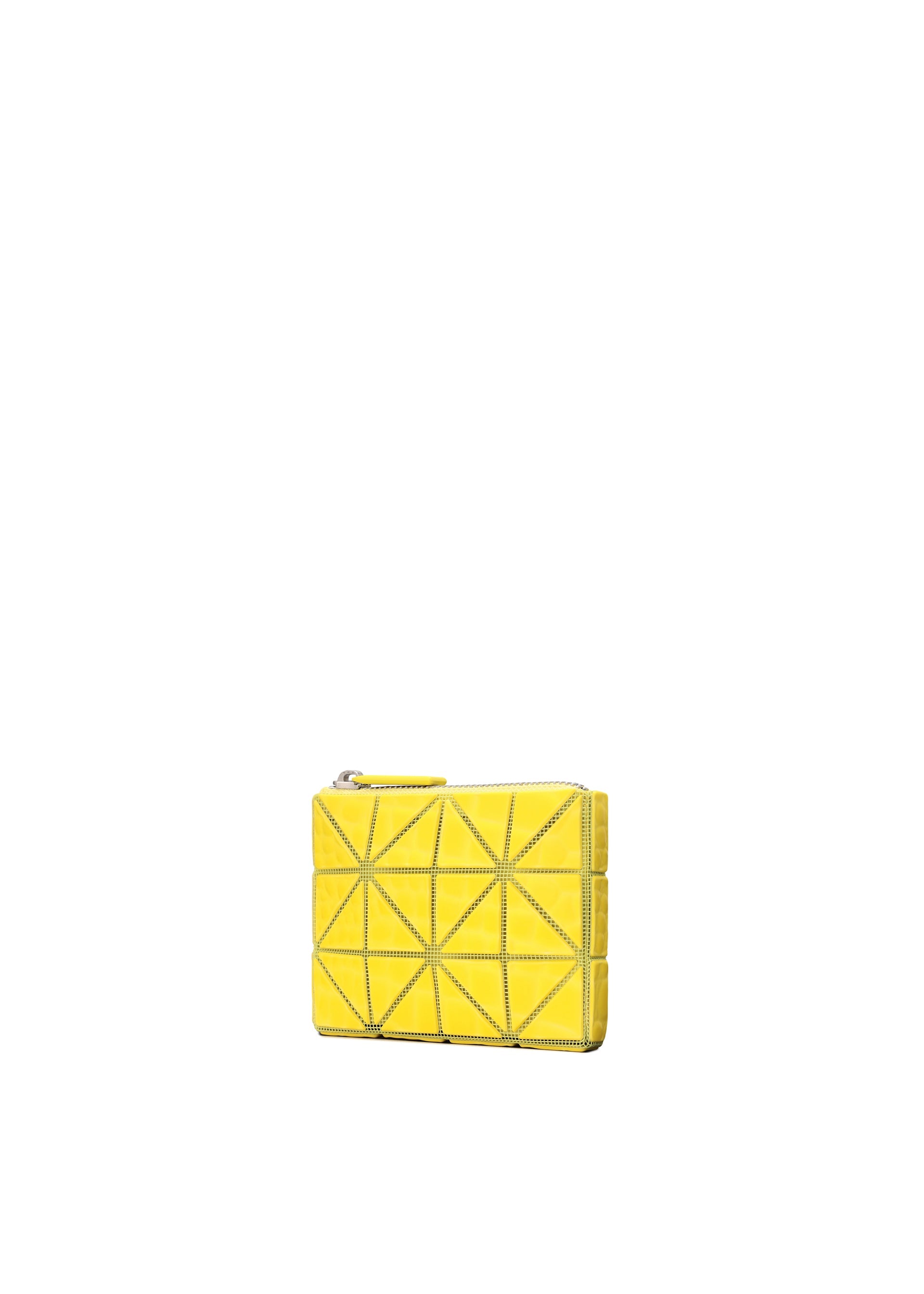 A detail shot of the BAO BAO ISSEY MIYAKE CASSETTE wallet.