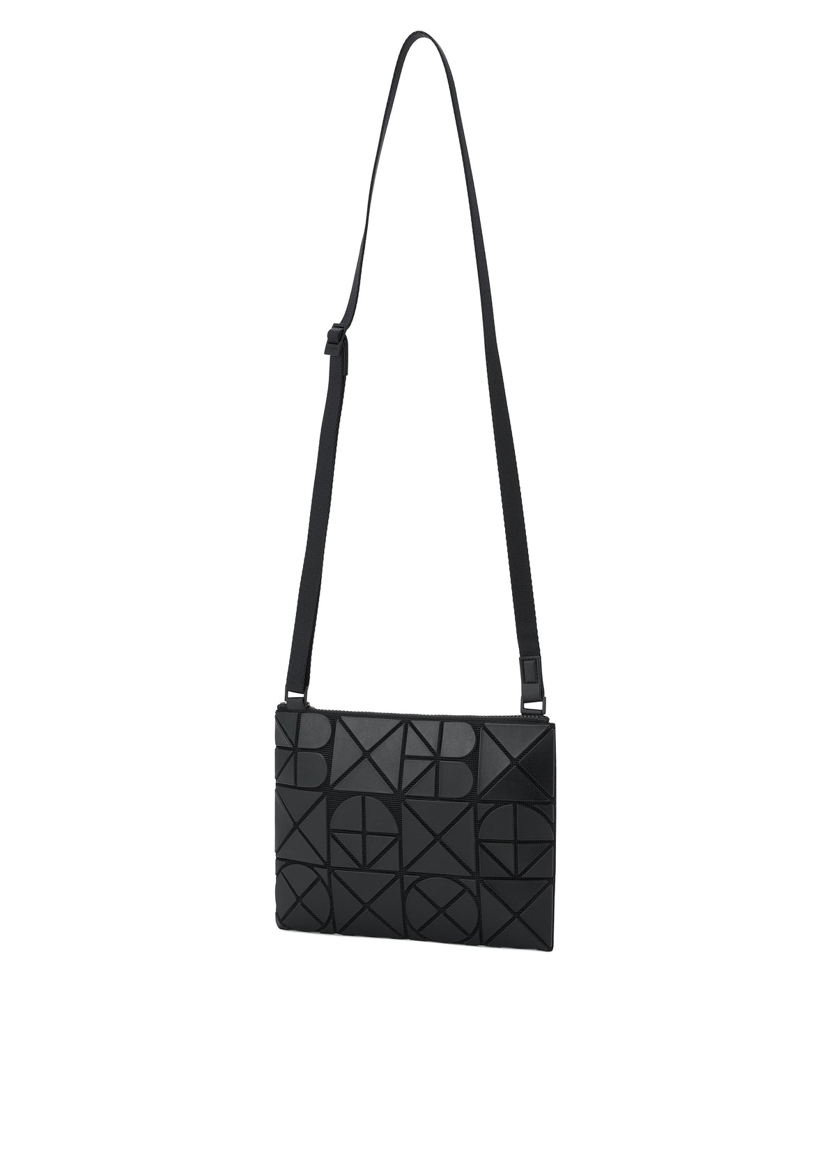 A detail shot of the BAO BAO ISSEY MIYAKE FONT bag.
