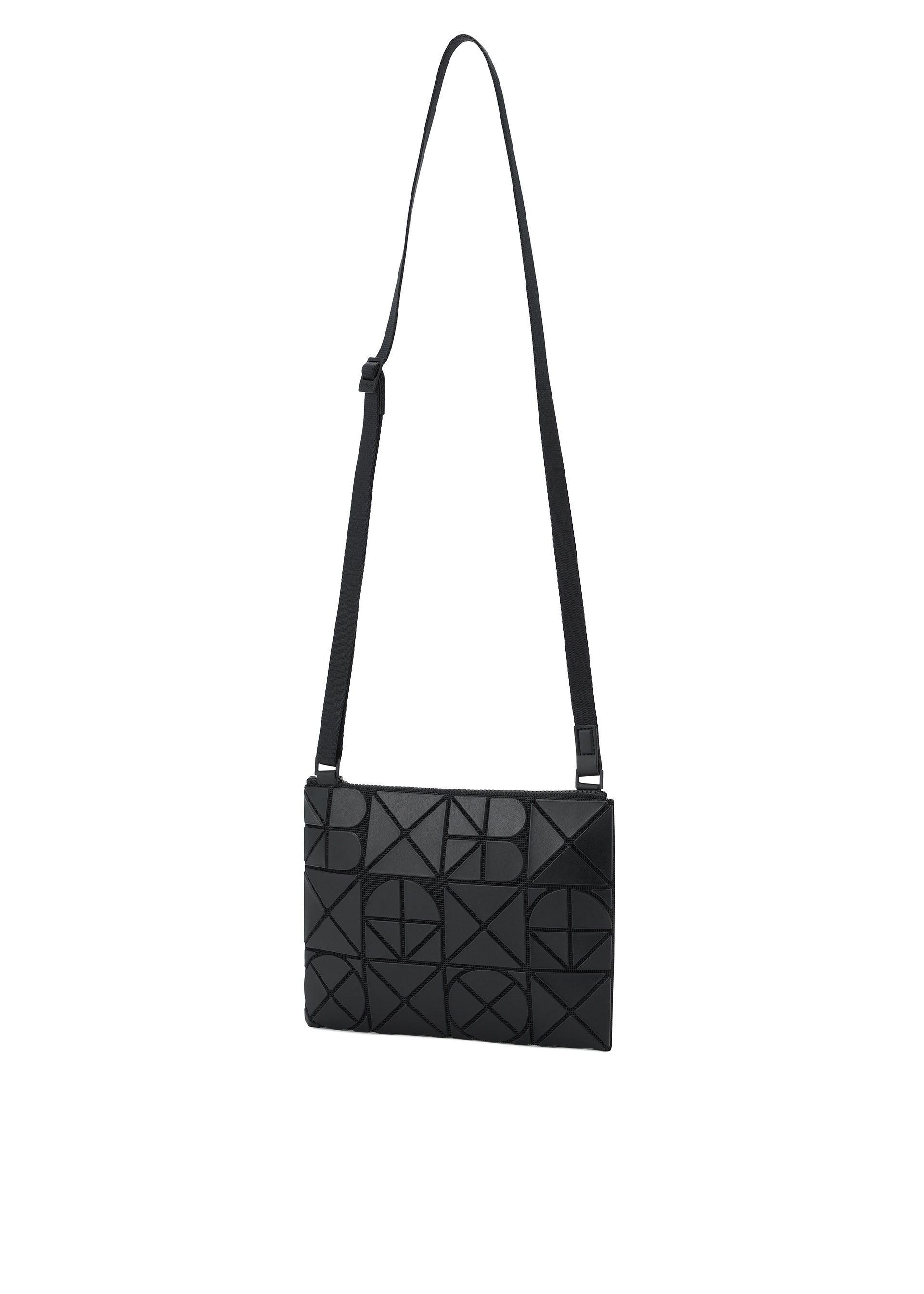 A detail shot of the BAO BAO ISSEY MIYAKE FONT bag.